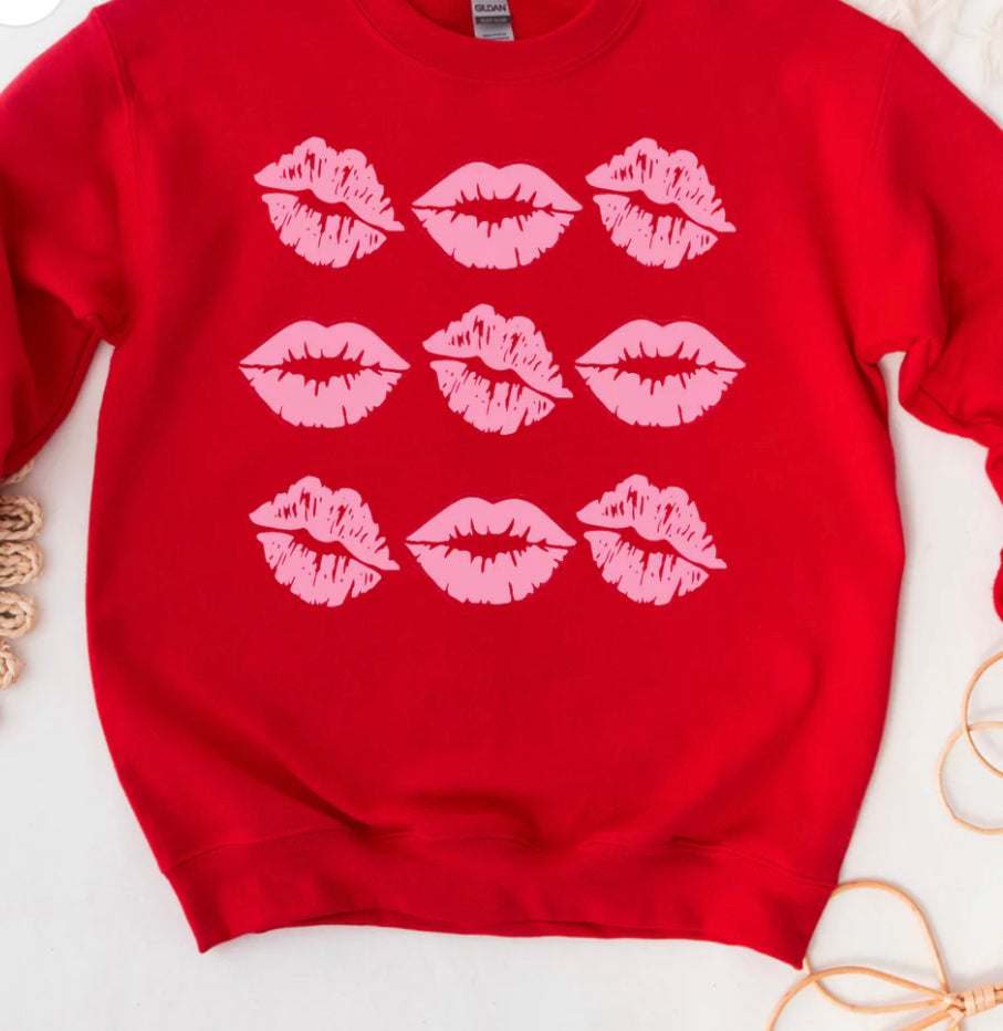 Pink Lips Sweatshirt