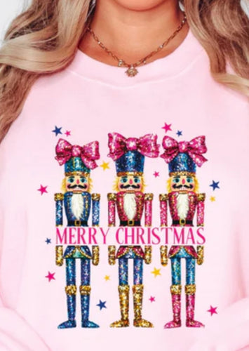 Nutcracker Merry Christmas Tee