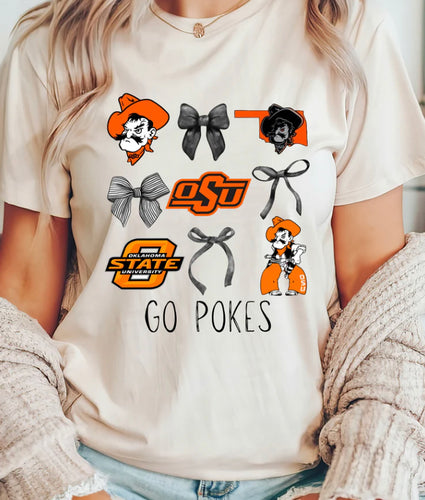 Oklahoma Bow Football Orange