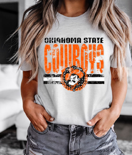 Oklahoma State Cowboys Polka Dot Shortsleeve Tee