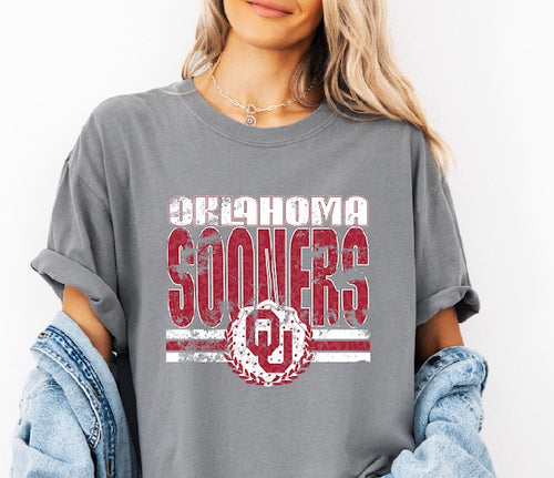 Oklahoma Sooners Polka Dot Shortsleeve Tee
