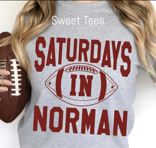 Saturdays In Norman Shortsleeve Tee